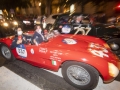 The arrival of historical "Mille Miglia" vintage car rally to Via Veneto in Rome, 23 October 2020. ANSA/CLAUDIO PERI