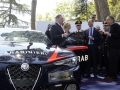 Consegna di nuovi modelli Alfa Romeo all'Arma dei Carabinieri