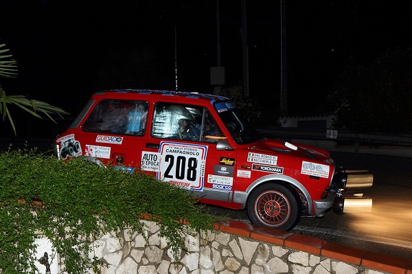 Rally Campagnolo 2015: a Baccherle e Dal Bosco la vittoria di classe per il Trofeo A112 Abarth.