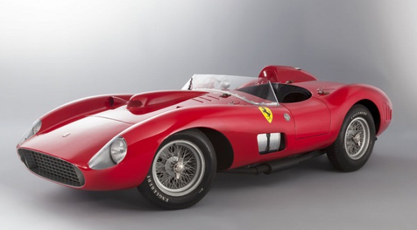 Altre Ferrari da record per un’asta: la Ferrari 335 S Spider Scaglietti della collezione Bardinon.