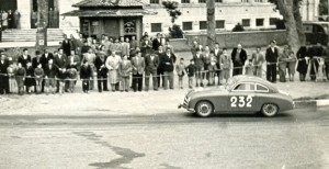 Leonardi su Fiat Patriarca alla 1000Miglia del 1950