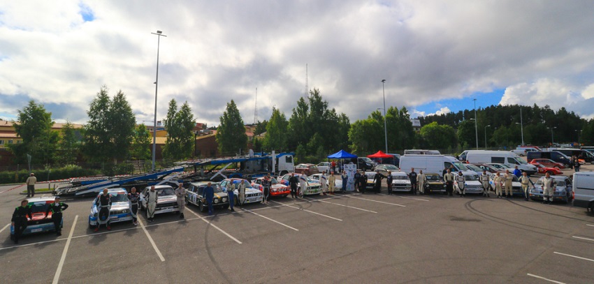 Team Bassano di ritorno dal Lahti Historic Rally.