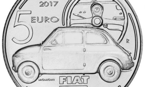 Una moneta da 5 euro per festeggiare i 60 anni della Fiat 500.