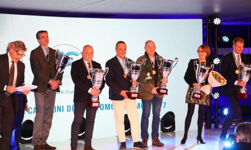A Roma, la premiazione dei vincitori dei Trofei e delle Coppe dei campionati 2017 Auto Storiche.