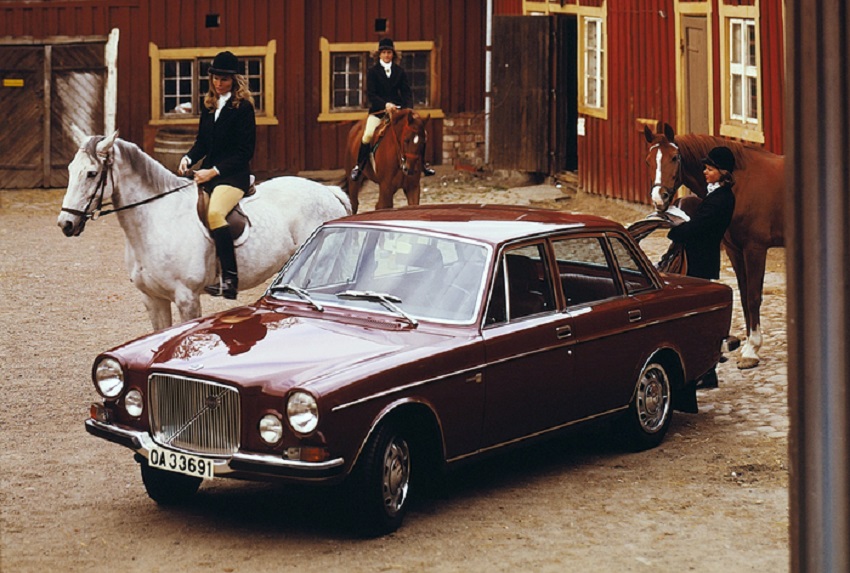 Del 1968 la berlina 164, prima Volvo con aspirazioni premium.