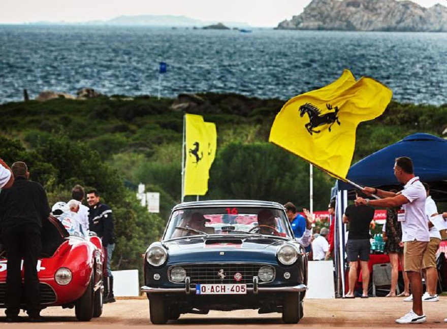 Preziose Ferrari d’Epoca in Sardegna per Cavalcade Classiche.