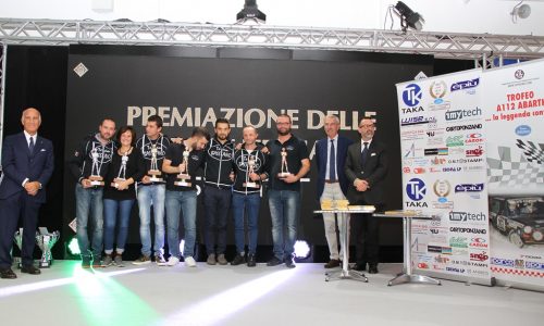 Premiati a Padova i protagonisti del Trofeo A112 Abarth Yokohama