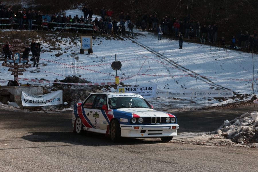 Una BMW M3 domina il 1° Lessinia Rally Historic.