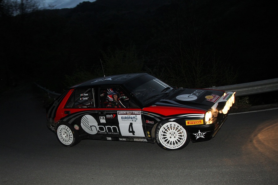 Una Lancia Delta Integrale vince il 34° Sanremo Rally Storico come ai vecchi tempi.