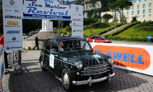 Passanante – Buccioni portano la loro Fiat 1100 alla vittoria del 26° San Marino Revival.