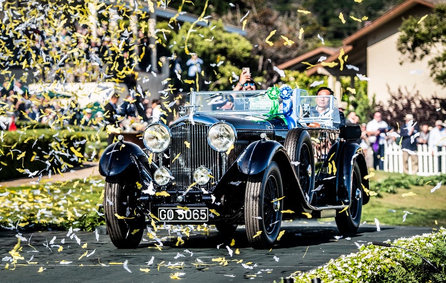 Una Bentley 8 Litri 1931 vince il Concorso d’Eleganza di Pebble Beach.