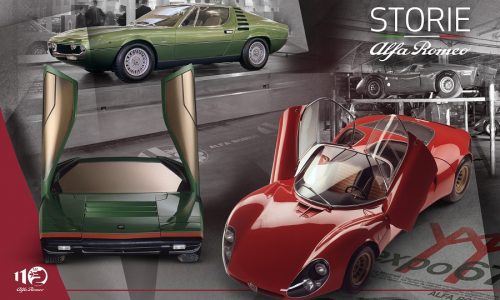 “Storie Alfa Romeo”, settima puntata – La rivoluzione di forme e colori: 33 Stradale, Carabo e Montreal.
