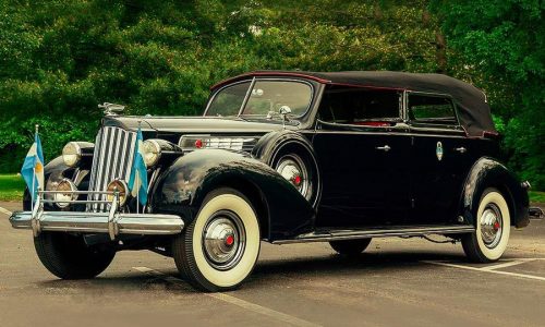 Packard Super Eight Phaeton, asta per ammiraglia di Evita.