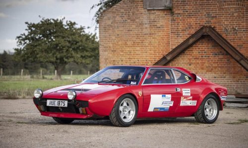 Ferrari Dino GT4, una speciale ‘scalatrice’ all’asta.