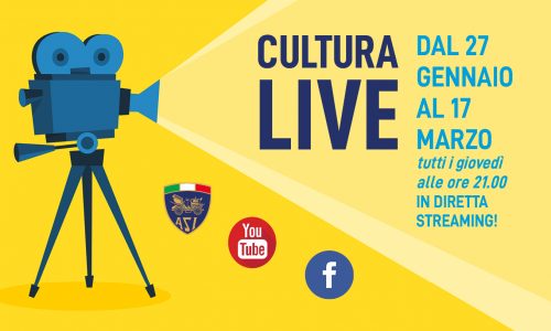 Torna il format on line di ASI: Cultura Live.
