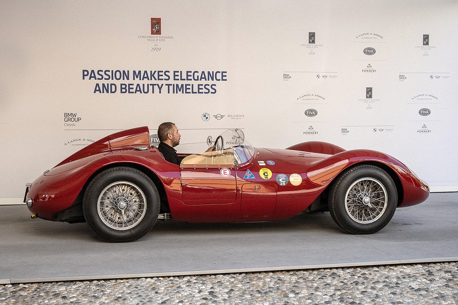 La Maserati A6GCS MM del 1954 premiata ASI a Villa d’Este.