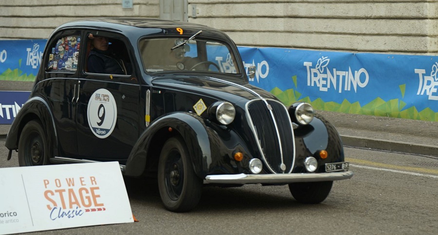 Barcella e Ghidotti su Fiat 508 C vincono per la terza volta la Coppa Città della Pace.