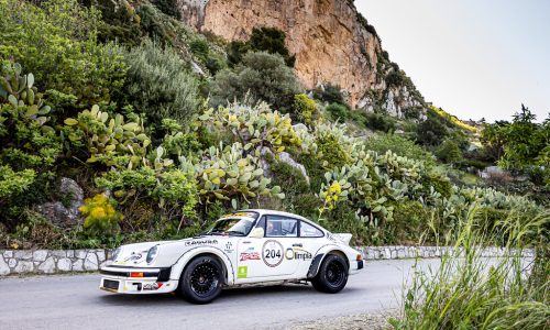 Vittoria di Mannino-Messineo su Porsche 911 SC al Targa Florio Historic Rally.