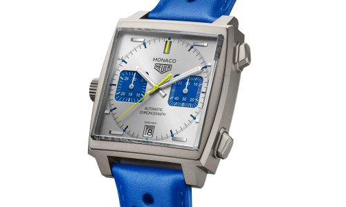 TAG Heuer presenta la Nuova Versione Racing Blue del Monaco Chronograph.