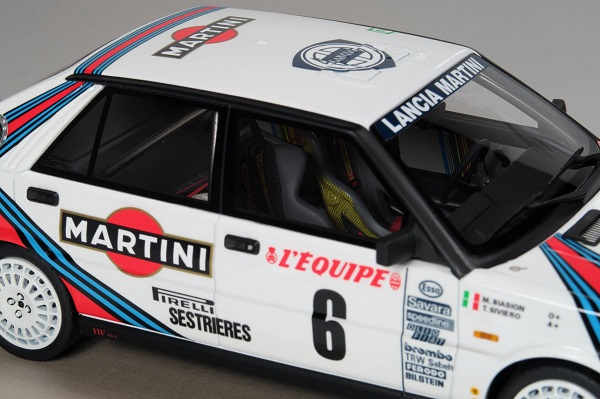 Modellino Lancia Delta 4WD vincitrice del Montecarlo