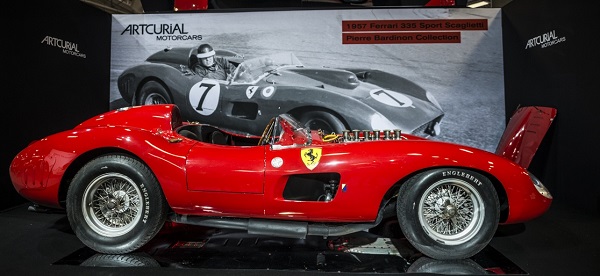 Record Ferrari all’asta a Rètromobile 2016.