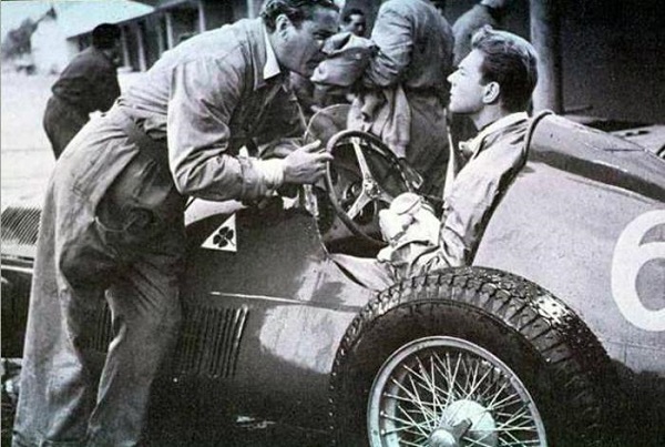 65 anni fa debuttavano a cinema Alfetta e Fangio, al fianco di Amedeo Nazzari.