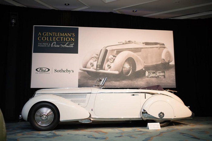 Fiat e altri marchi italiani al top all’asta Sotheby’s in Usa