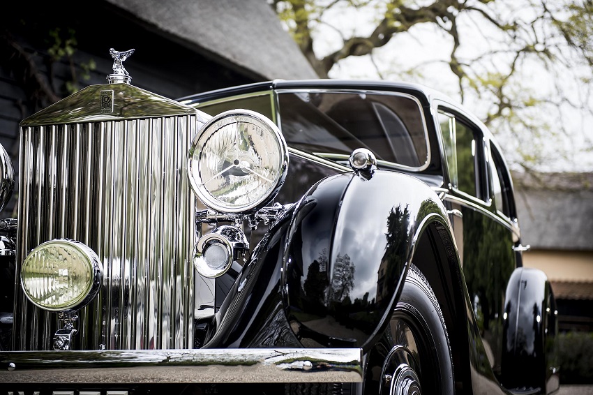 La Rolls-Royce del Gen. Montgomery protagonista alla passerella di Mayfair a Londra.