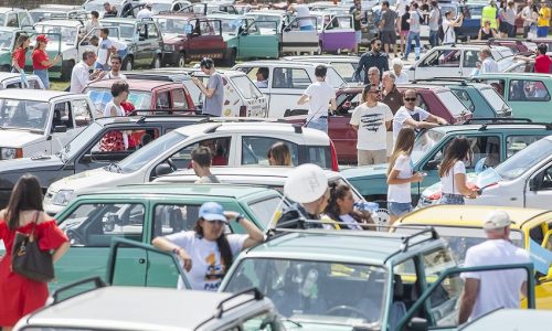 Un record di presenze per il raduno delle Panda.