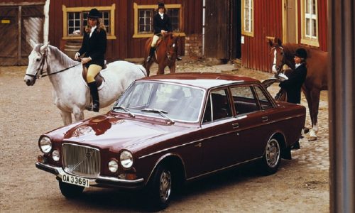 Del 1968 la berlina 164, prima Volvo con aspirazioni premium.