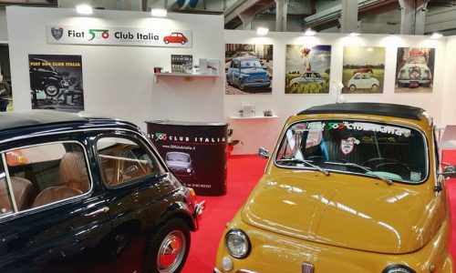 Il Fiat 500 Club Italia ad AutoMotoRetrò 2019.