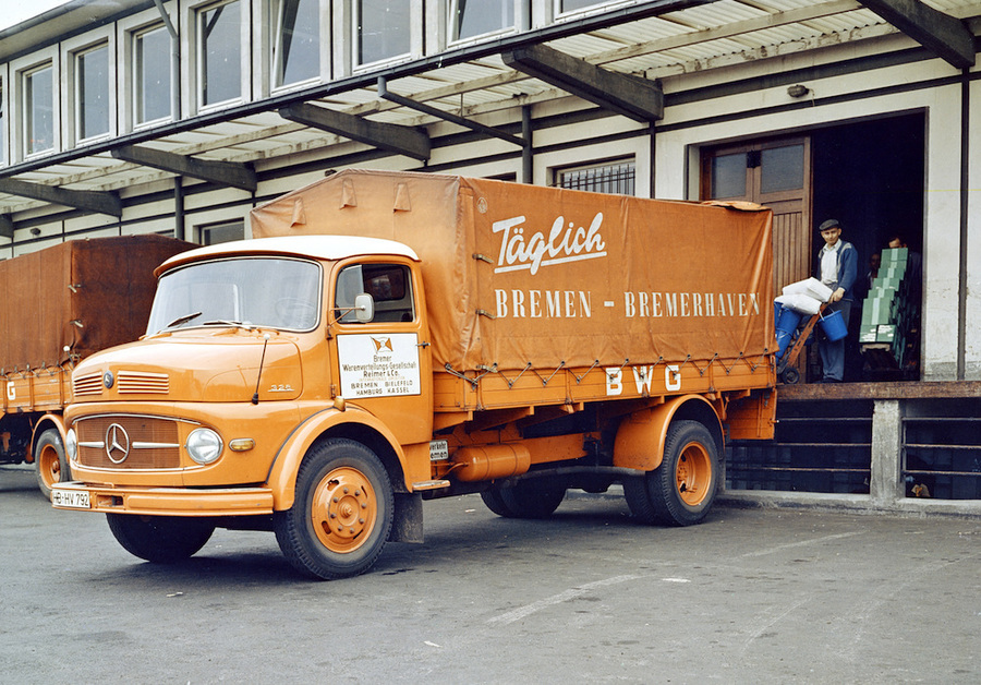 60 anni fa la svolta Mercedes nei camion con il ‘muso corto’.