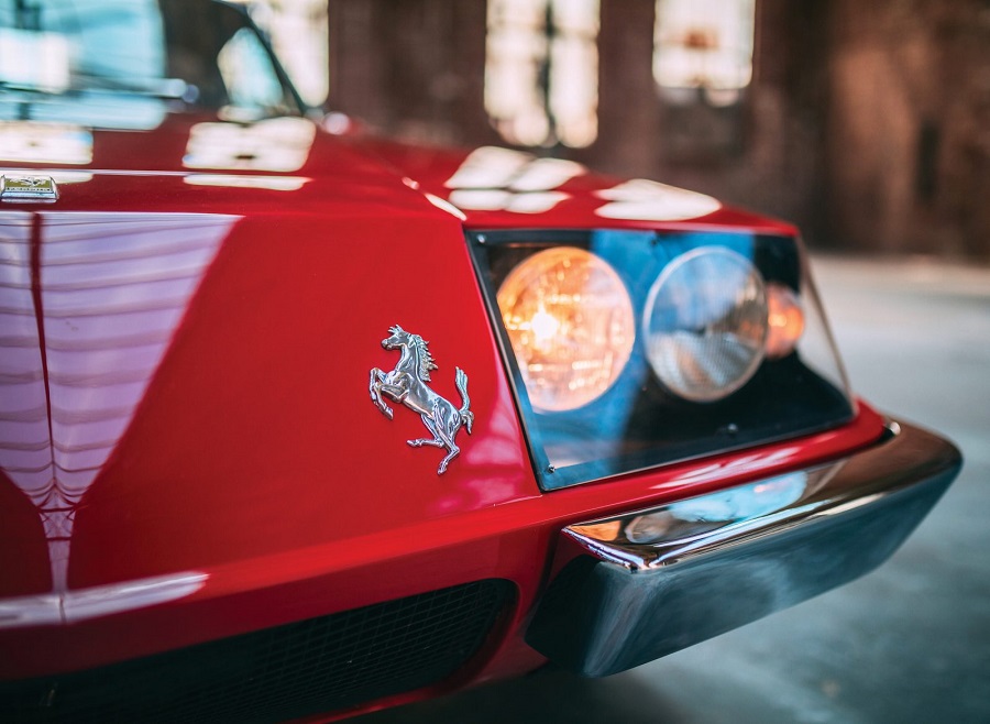 La Ferrari 330 GTC Zagato del 1967 all’asta di Villa Erba.