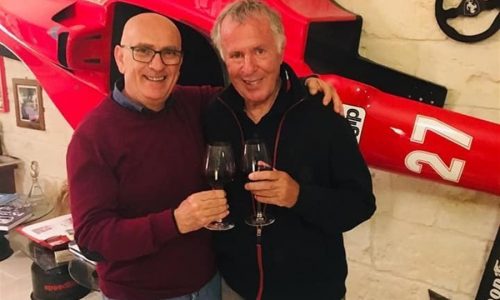 Il campione italiano di regolarità Mario Passanante alla corte di Cesare Fiorio.