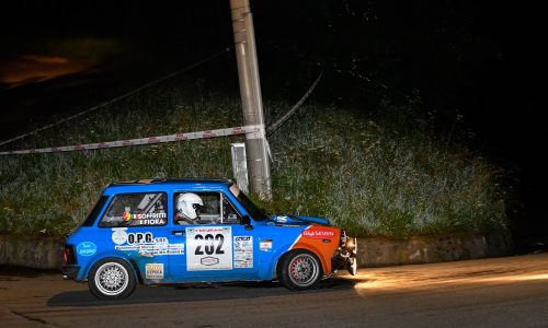 Fiora – Soffritti fanno loro la tappa del Trofeo A112 Abarth al Rally Lana Storico.