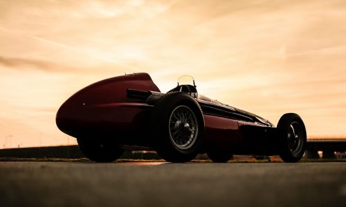 Alfa Romeo GP Tipo 159 Alfetta al GP di F1 in Gran Bretagna.