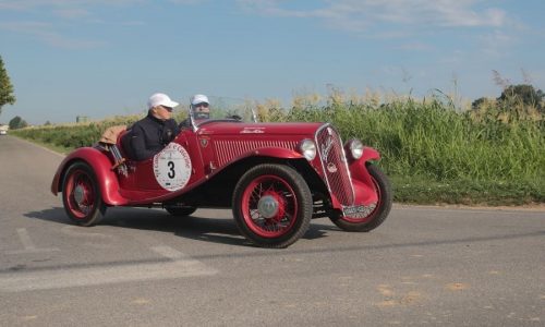 Lorenzo e Mario Turelli su Fiat 508 S Coppa oro vincono il Campagne e Cascine