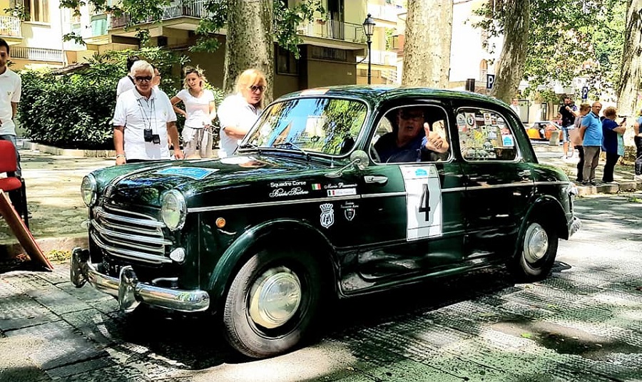 Mario Passanante e Cesare Fiorio su Fiat 1100/103 vincono la Millecurve.