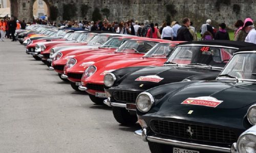 Preziose Ferrari d’epoca a Roma per Cavalcade Classiche.