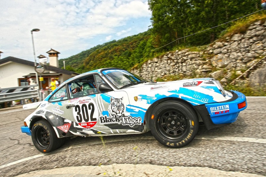 Da Zanche su Porsche fa suo 24°Rally Alpi Orientali Historic per la terza volta.