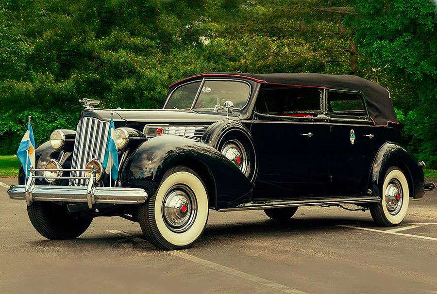 Packard Super Eight Phaeton, asta per ammiraglia di Evita.