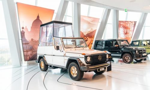 Mercedes, 40 anni fa debutto Papamobile basata su Classe G.