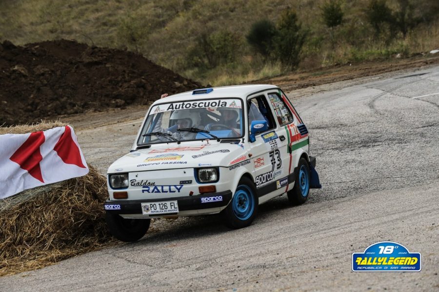 La piu piccola emozione al Rallylegend: Polato e la sua Fiat 126.