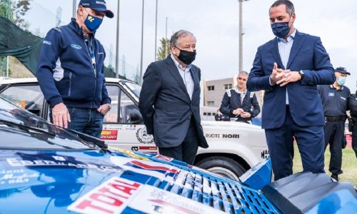 Il Presidente FIA Jean Todt visita il Rallylegend.