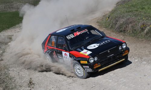 La Lancia Delta Integrale di Lucky- Pons vincono il 3° Rally Storico della Val d’Orcia 2021.
