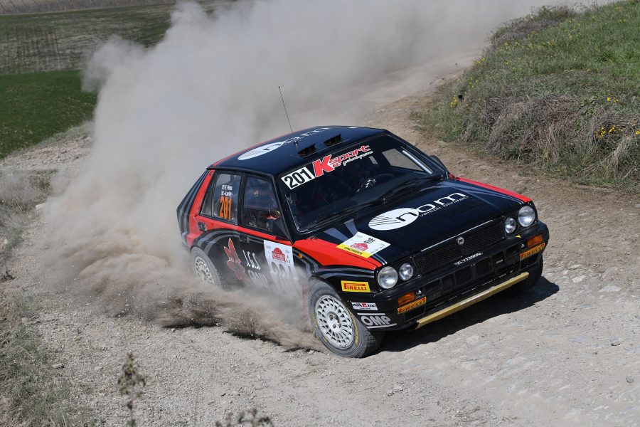 La Lancia Delta Integrale di Lucky- Pons vincono il 3° Rally Storico della Val d’Orcia 2021.
