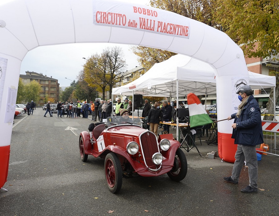 Andrea Vesco su Fiat Balilla Coppa d’Oro si aggiudica il Valli Piacentine 2021.