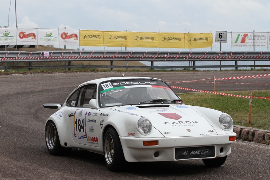 Basso con la Porsche 911 l centra una bella vittoria nella cronoscalata casalinga.