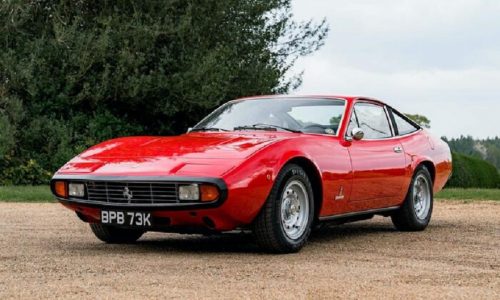 Ferrari 365 GTC/4, un ‘Gobbone’ in vendita nel Regno Unito.