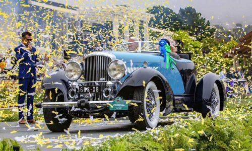 La Duesenberg J Torpedo Figoni è Best of Show a Pebble Beach.